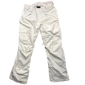 The North Face Freedom Snow Pants Womens Medium White Ski Snowboard Dryvent